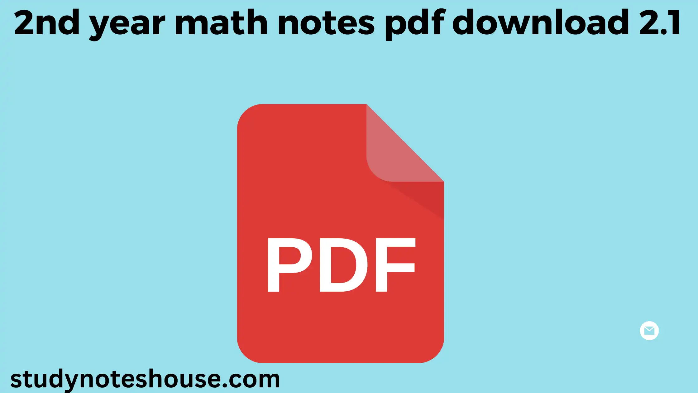 2nd year math notes pdf download 2.1
