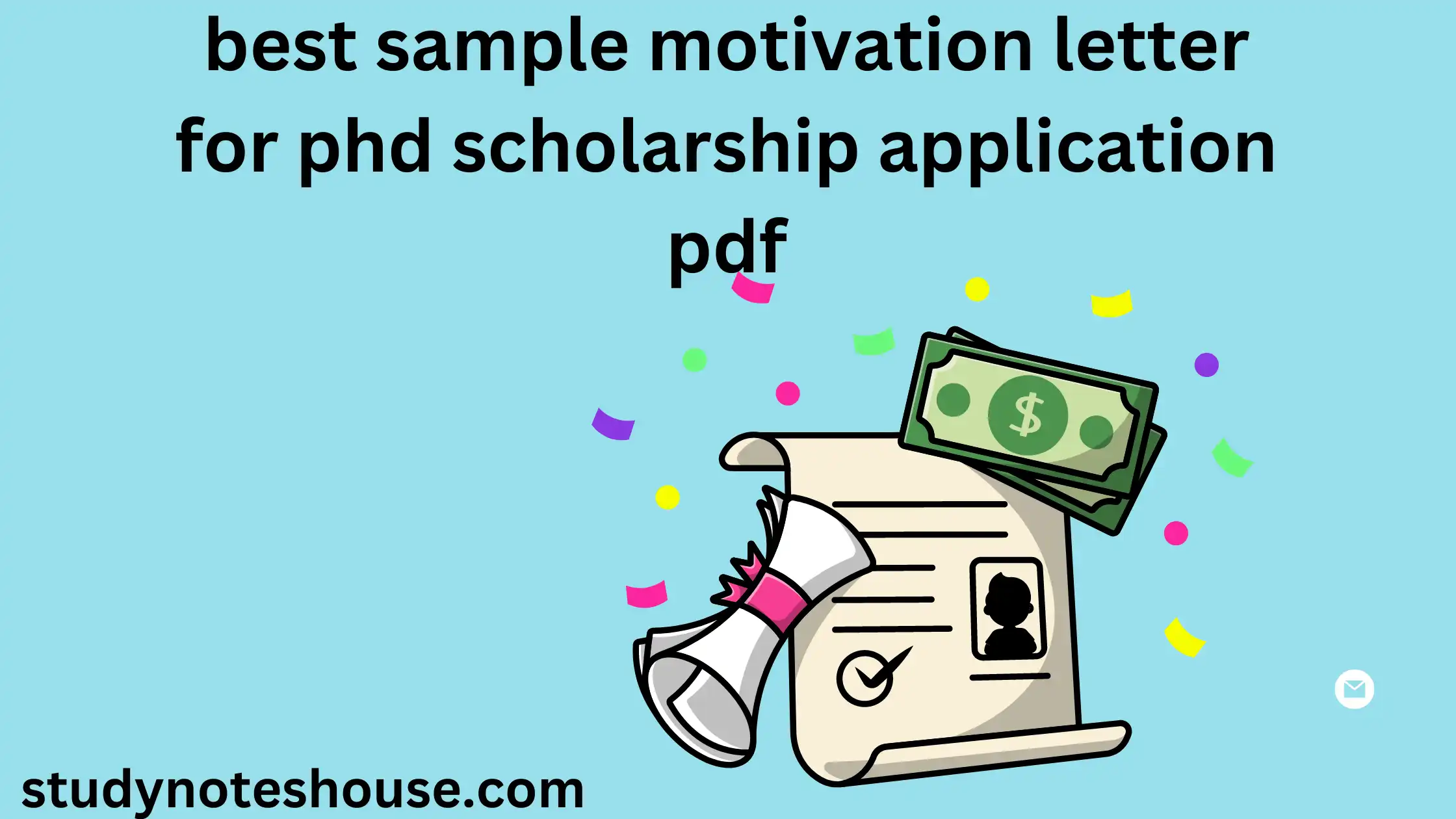 best sample motivation letter for phd scholarship application pdf