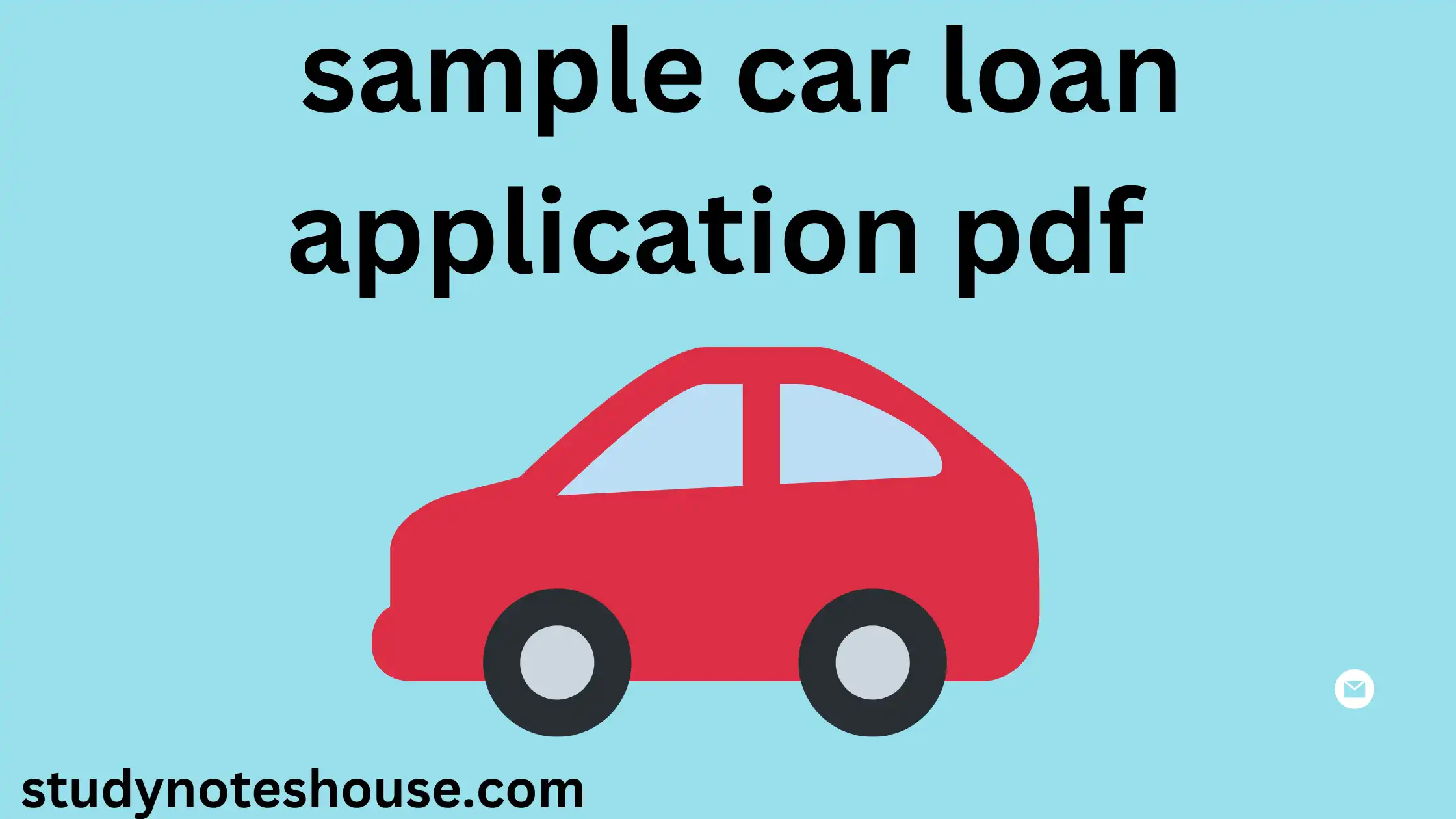 sample car loan application