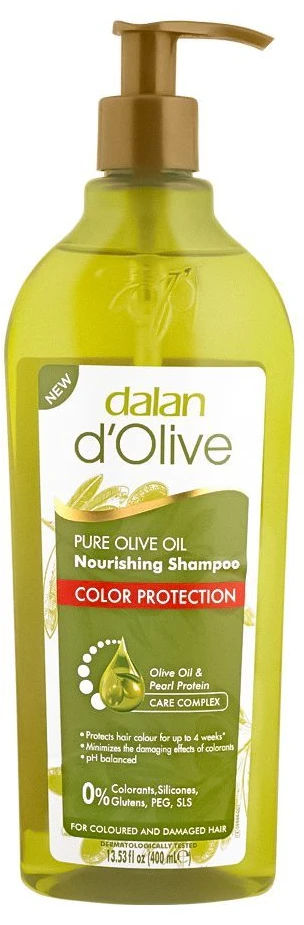 3. Dalan Olive Oil Nutrition Color Protection Shampoo 